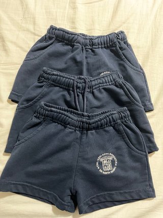 3 Pantalones Cortos de Chándal RMSI Talla 1