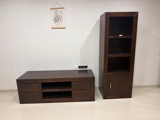 Muebles de Salón Madera Oscura