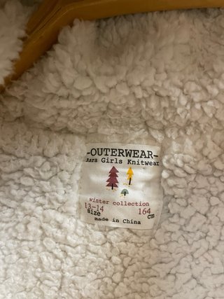 Chaqueta de Punto con Borrego Talla 13-14