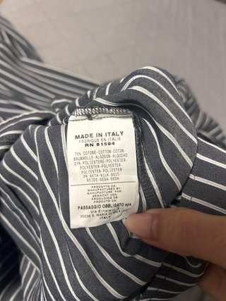 Camisa Rayas Hombre Naravanicie Negra