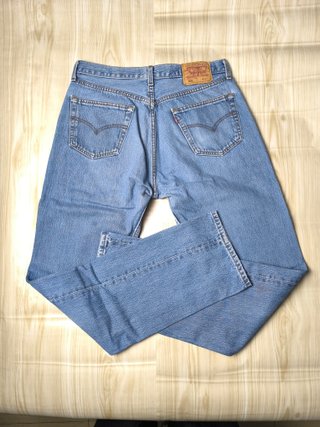 Levi's 501 Vaqueros W34 L34 Azul Claro Vintage Y2K