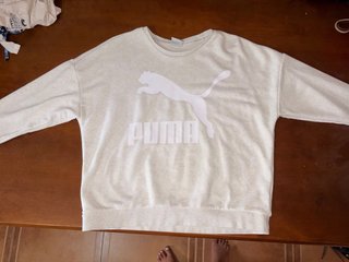 Sudadera Puma Mujer Blanca