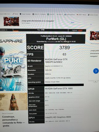 Tarjeta Gráfica ASUS GeForce GTX 1660 6GB