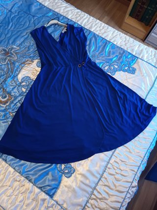 Vestido de Fiesta Azul Talla M
