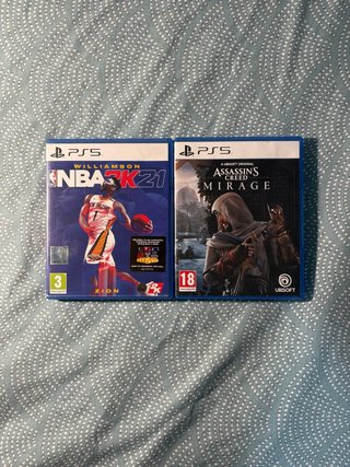 Juegos PS5: NBA 2K21 y Assassin's Creed Mirage