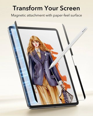 Pellicola ESR effetto carta iPad Air 11" M3/M2/M4