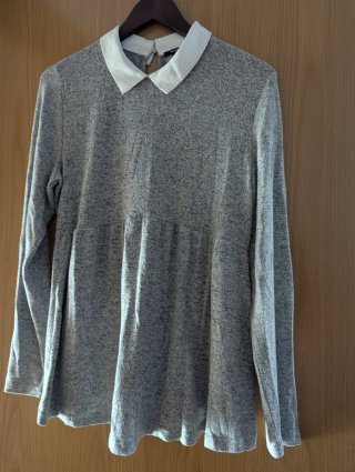 Jersey premamá cuello Peter Pan talla L