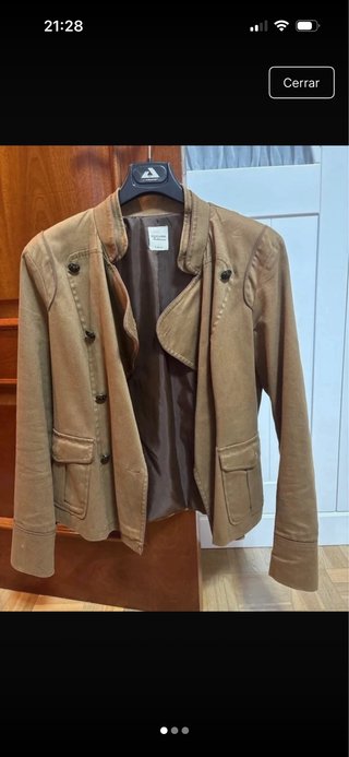 Chaqueta marrón mujer