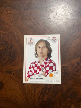 Cromo futbol Luka Modric - Mundial Rusia 2018