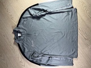 Sudadera Nike Gris Media Cremallera