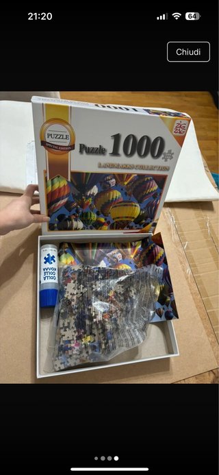 Puzzle 1000 pezzi Mongolfiere