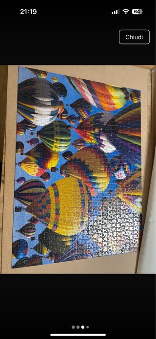 Puzzle 1000 pezzi Mongolfiere