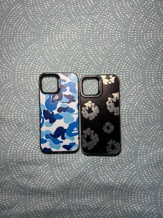 iPhone 12 Fundas Denim Tears y BAPE