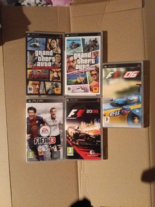 Lote de 9 Juegos para PSP