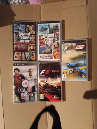 Lote de 9 Juegos para PSP
