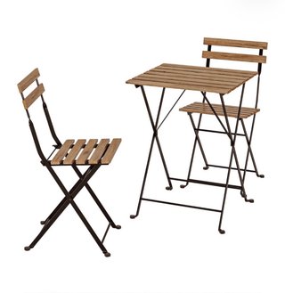 Set de Mesa y 2 Sillas de Terraza