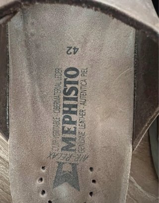 Sandalias Mephisto Cuero Hombre Marrón