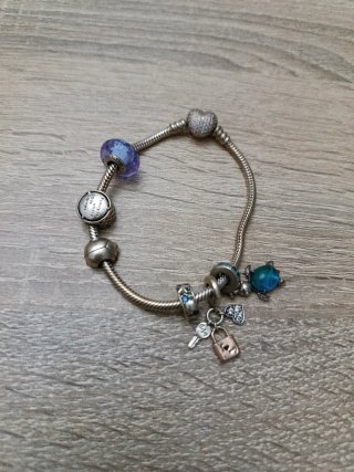 Pulsera Pandora Original con 6  Chaflanes