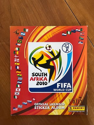 4 Álbum cromos Sudáfrica 2010 Panini vacíos