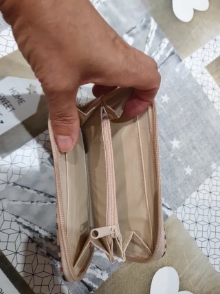 Monedero Estampado de Cuadros