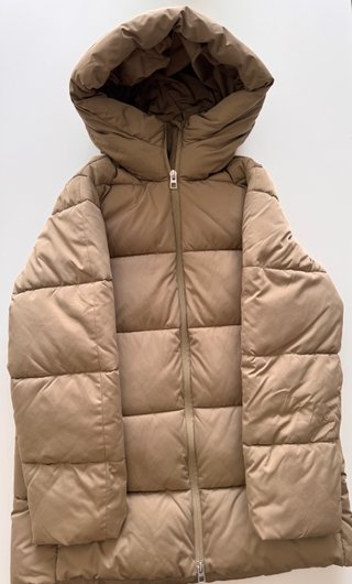Plumífero beige Mango (MNG) mujer talla S