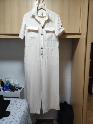 Mono Beige Estilo Camisero
