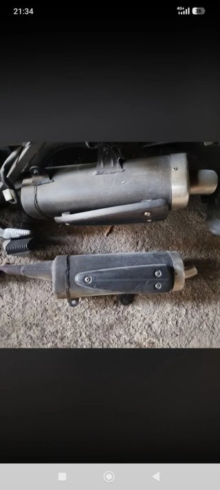 Terminali scarico Aprilia Pegaso