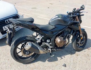 Honda CB 500 FA-N Negra y Dorada