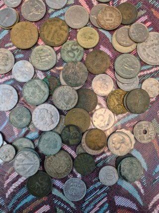 Lote de Monedas Antiguas y Modernas