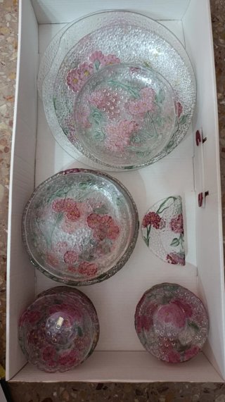 Vajilla cristal de bohemia