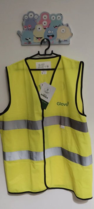 Chaleco Glovo Amarillo Talla XL