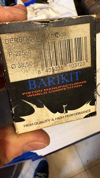 Pistón Barikit Derbi Variant America