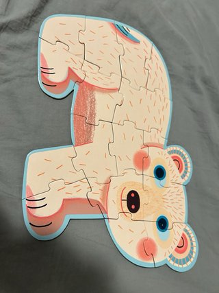 Puzzle Primo Djeco 3 Piezas Animales Bosque