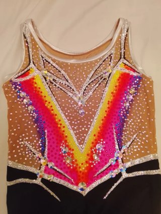 Mono-Maillot de Gimnasia Rítmica. Talla 12