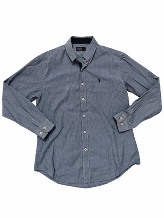 Ralph Lauren Camisa vintage old money Navy blue
