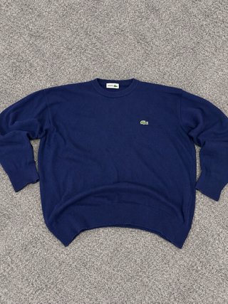 Jersey Lacoste Azul Marino con Logo | Talla L