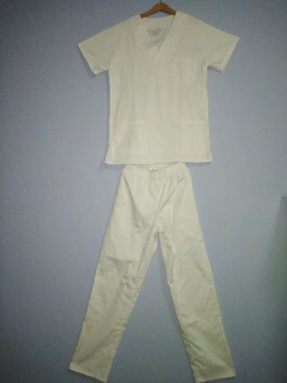 Uniforme Blanco de Trabajo