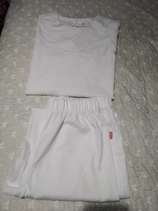 Uniforme Blanco de Trabajo