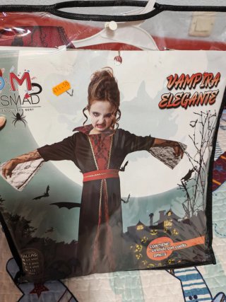 Disfraz de Vampira Elegante para Niña