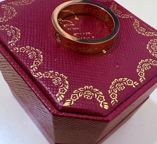 Anillo Cartier Love Dorado Talla 6-7-8 Caja