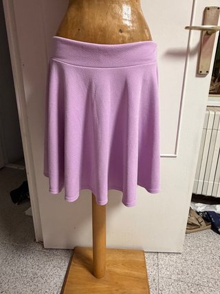 Falda corta morada