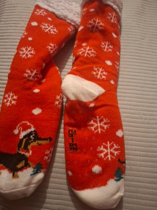 Calcetines Navidad Perro Dachshund Talla 39-42