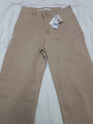 Pantalón Mango Mujer Beige Nuevo con etiqueta