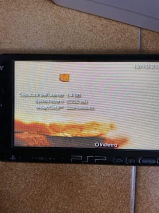 Sony PSP 3000 Piano Black con scheda sd 16 gb