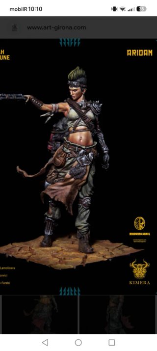 Figura de resina 75mm