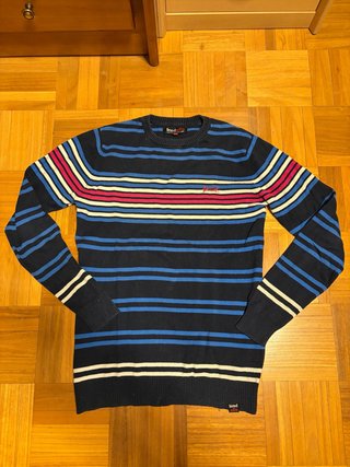 Jersey rayas azul y rosa