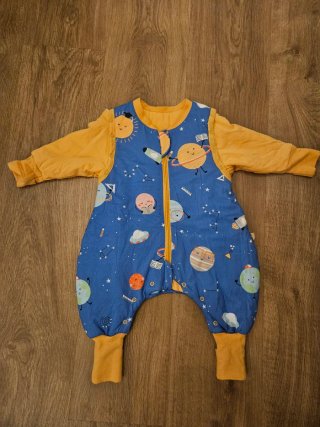 Saco de dormir para bebé con estampado espacial
