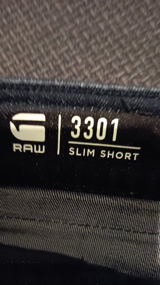 Bermudas vaqueros G-Star Raw 3301 slim talla 29