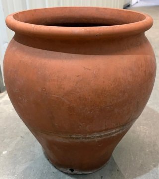 Macetón de Barro Cocido Rústico