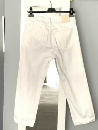 Pantalón vaquero blanco Massimo Dutti